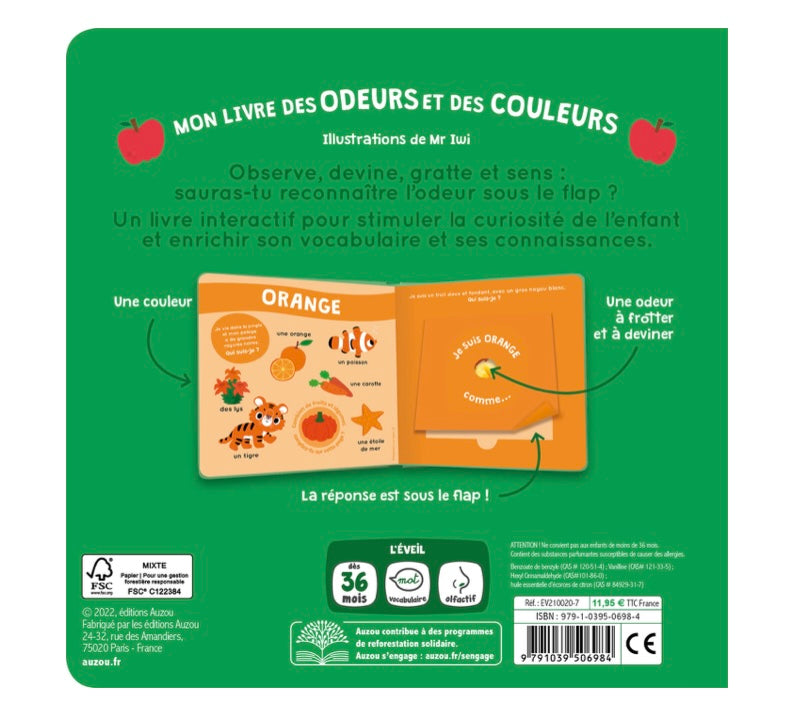 MON LIVRE DES ODEURS ET DES COULEURS - fruit en folie