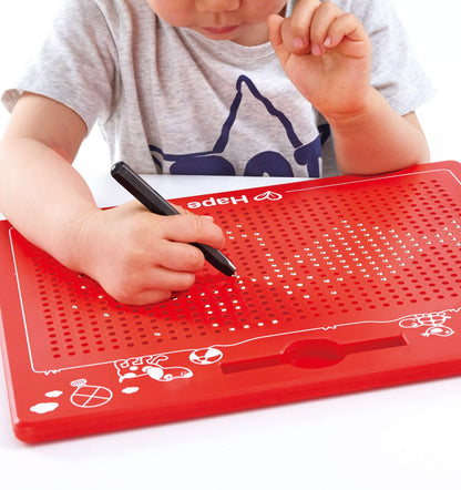 Grande tablette magnétique rouge - Jeu éducatif