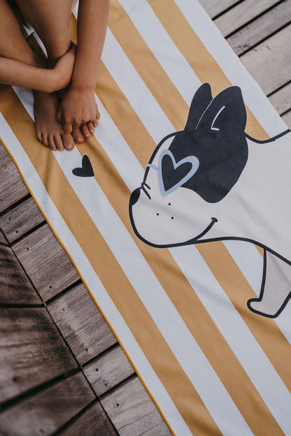 Serviette minus - bouledogue