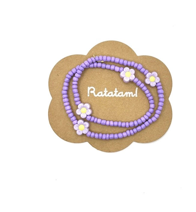 Collier élastique fleurs : 6 modèles