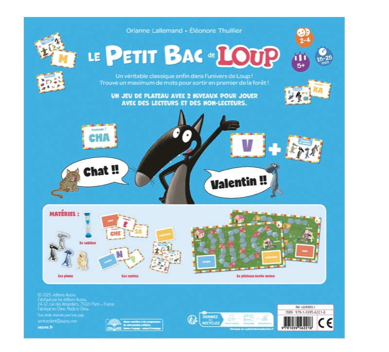 LE PETIT BAC DE LOUP