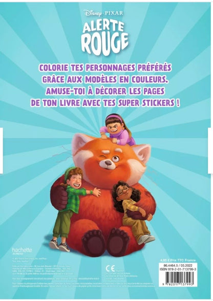 DISNEY - Alerte Rouge - Mes coloriages avec stickers