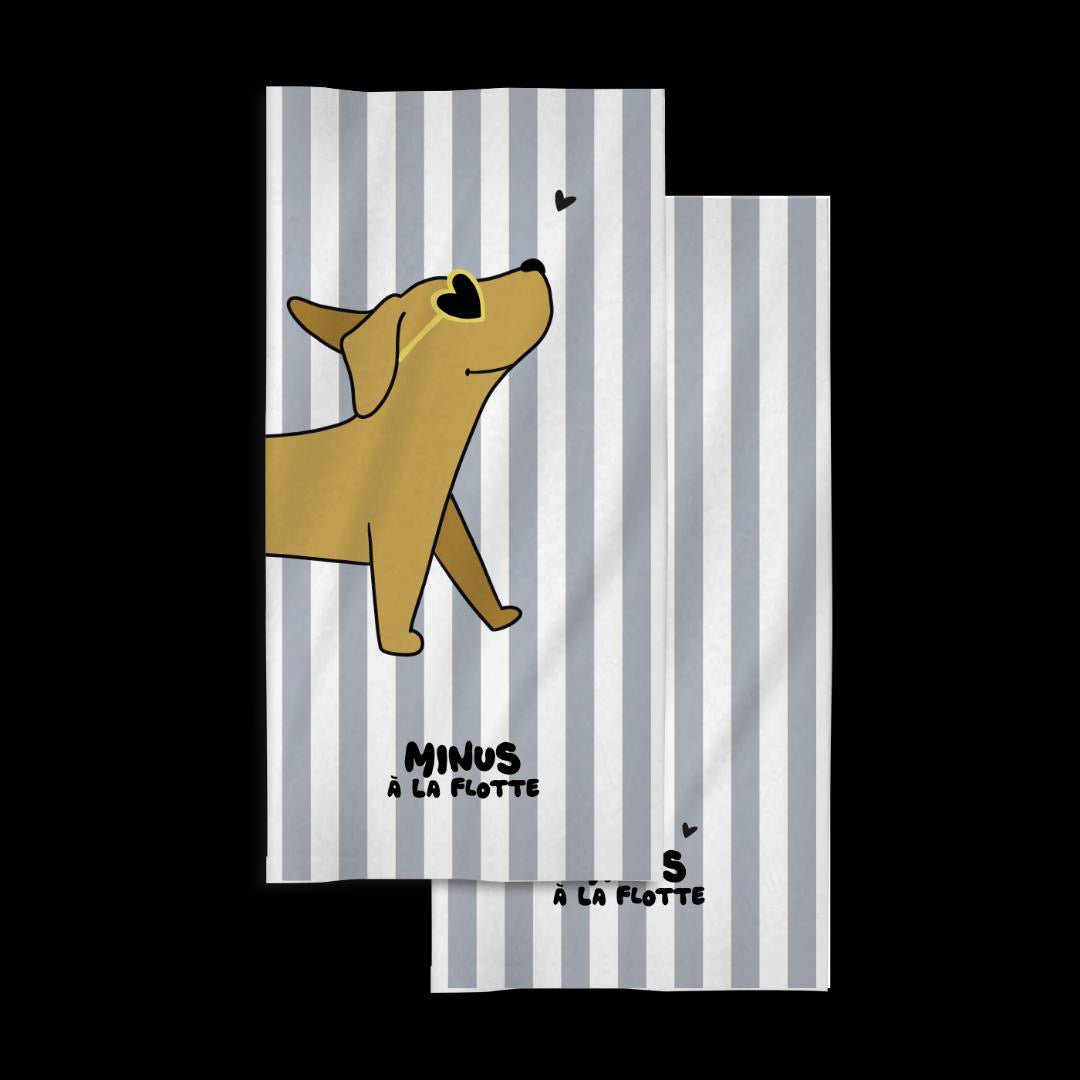 Serviette minus - chiot