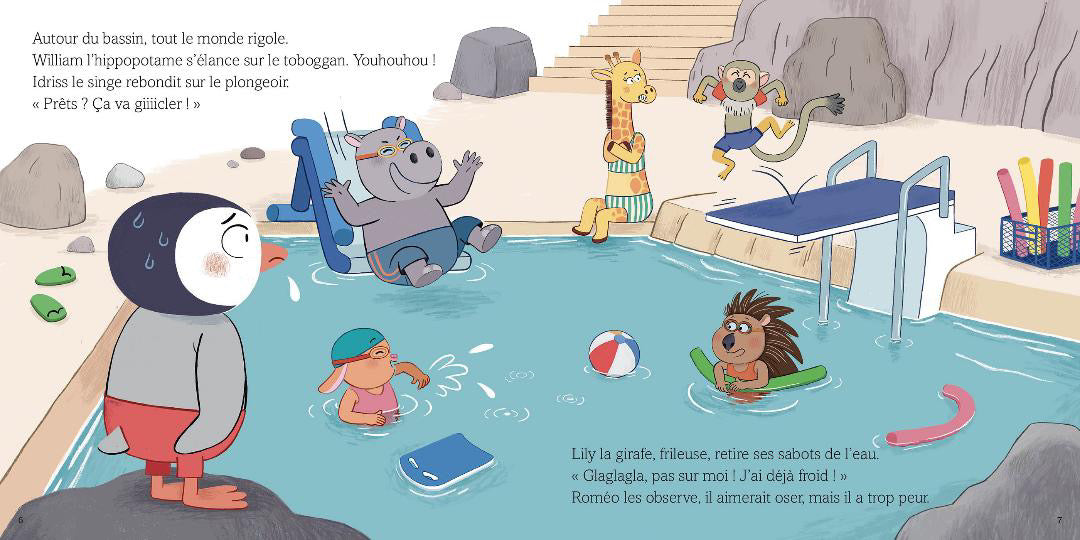 Roméo n’a plus peur de l’eau