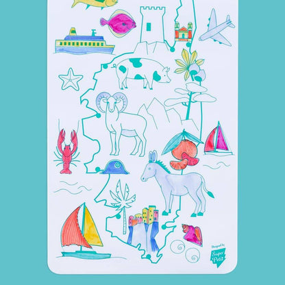 Coloriage nomade - Corse