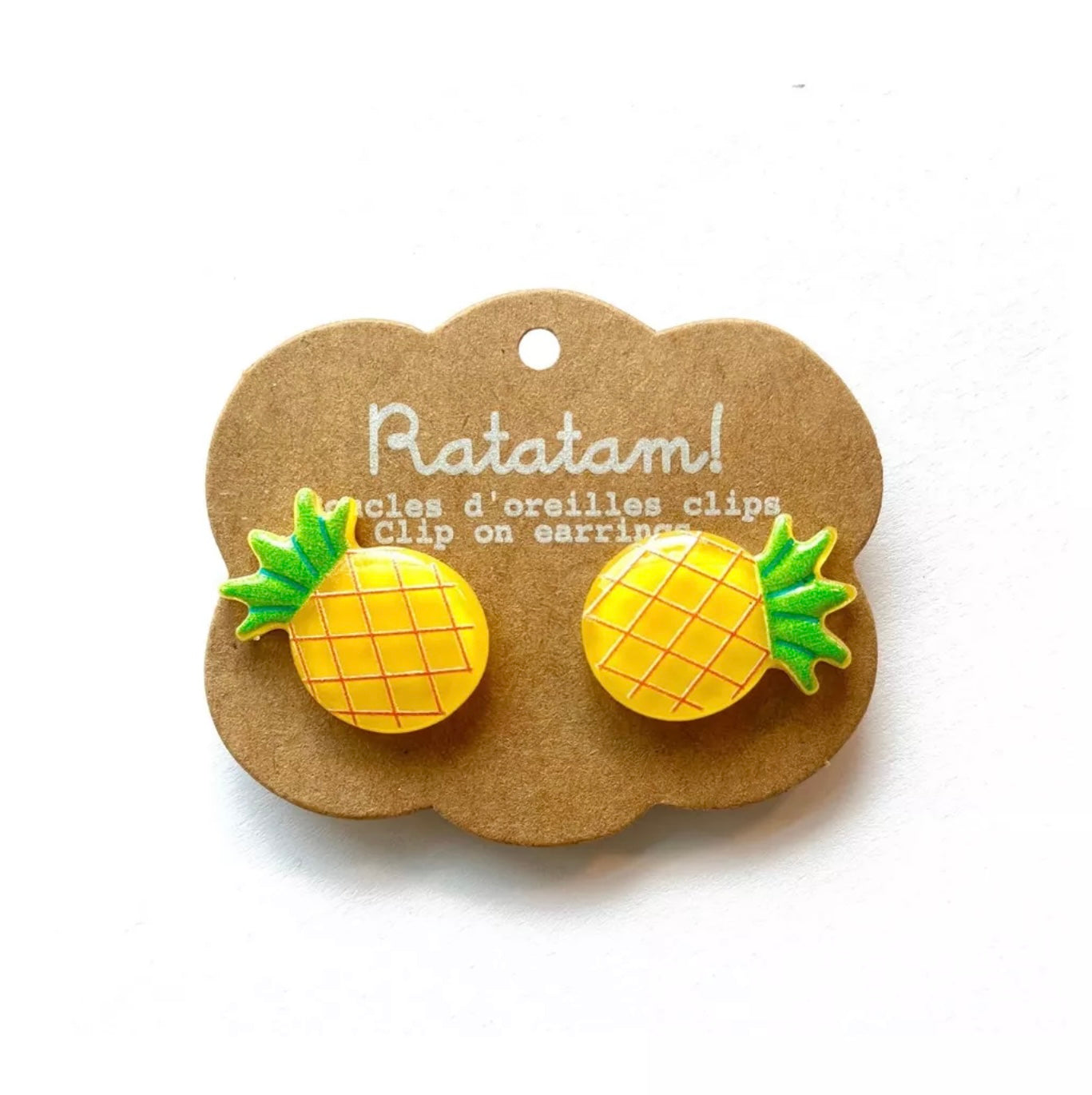 Boucles d’oreille clip FRUITS