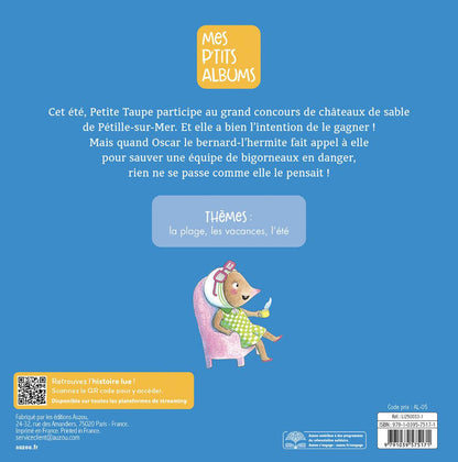 Petite taupe et le concours du château de sable
