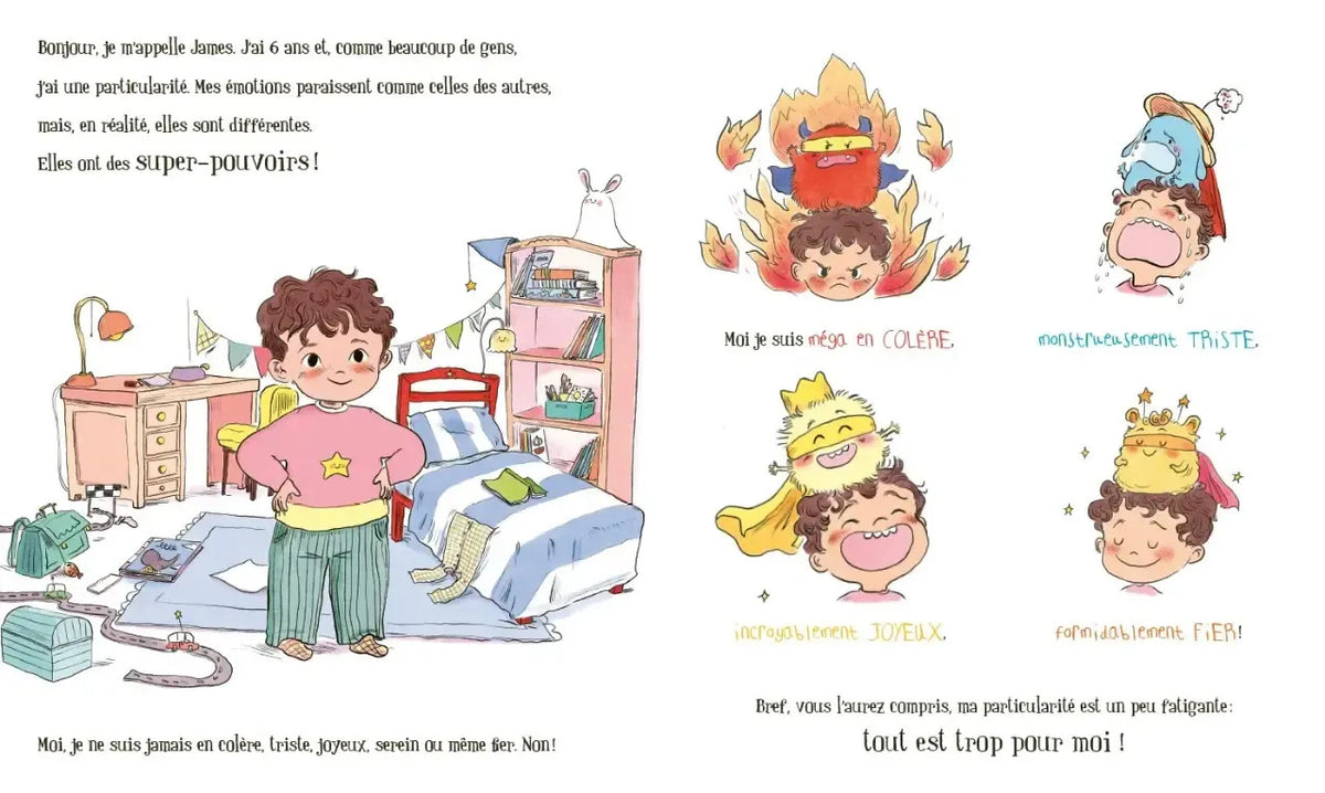 Le Livre de mes super émotions - Une histoire sur la grande sensibilité.