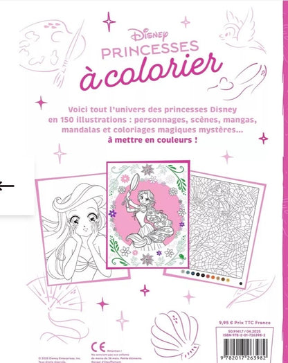 COLORIAGES - DISNEY PRINCESSES - Princesses à colorier