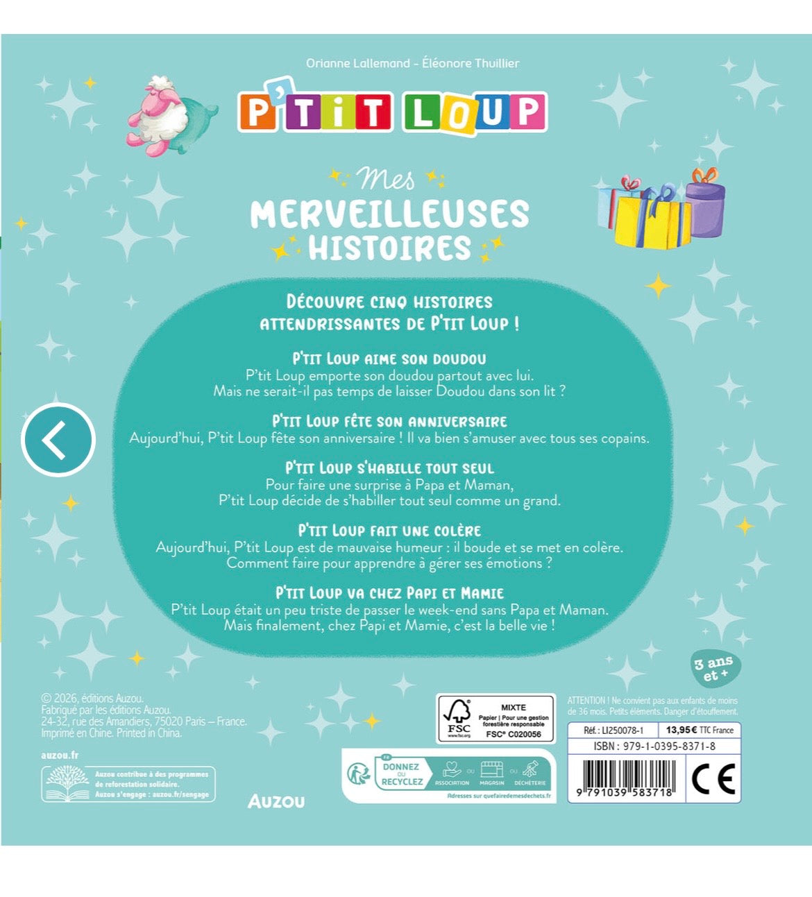 P'TIT LOUP - MES MERVEILLEUSES HISTOIRES