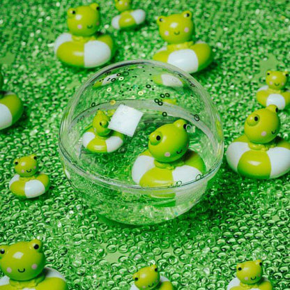 Bulle bain grenouille