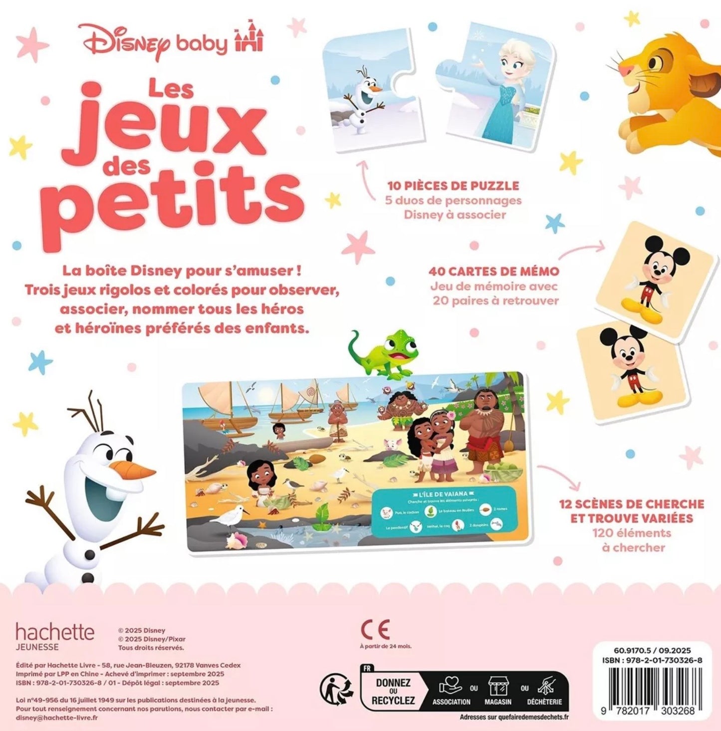 DISNEY BABY - Coffret - Les jeux des petits