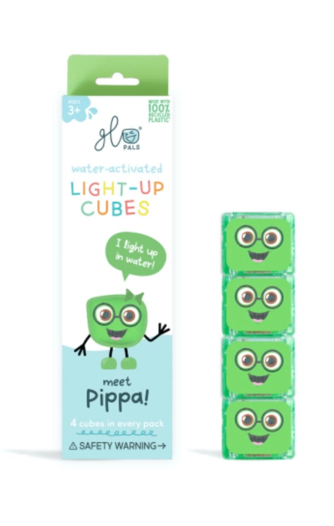 Cube lumineux pour le bain - vert