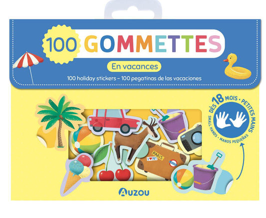 MA POCHETTE DE 100 GOMMETTES - EN VACANCES