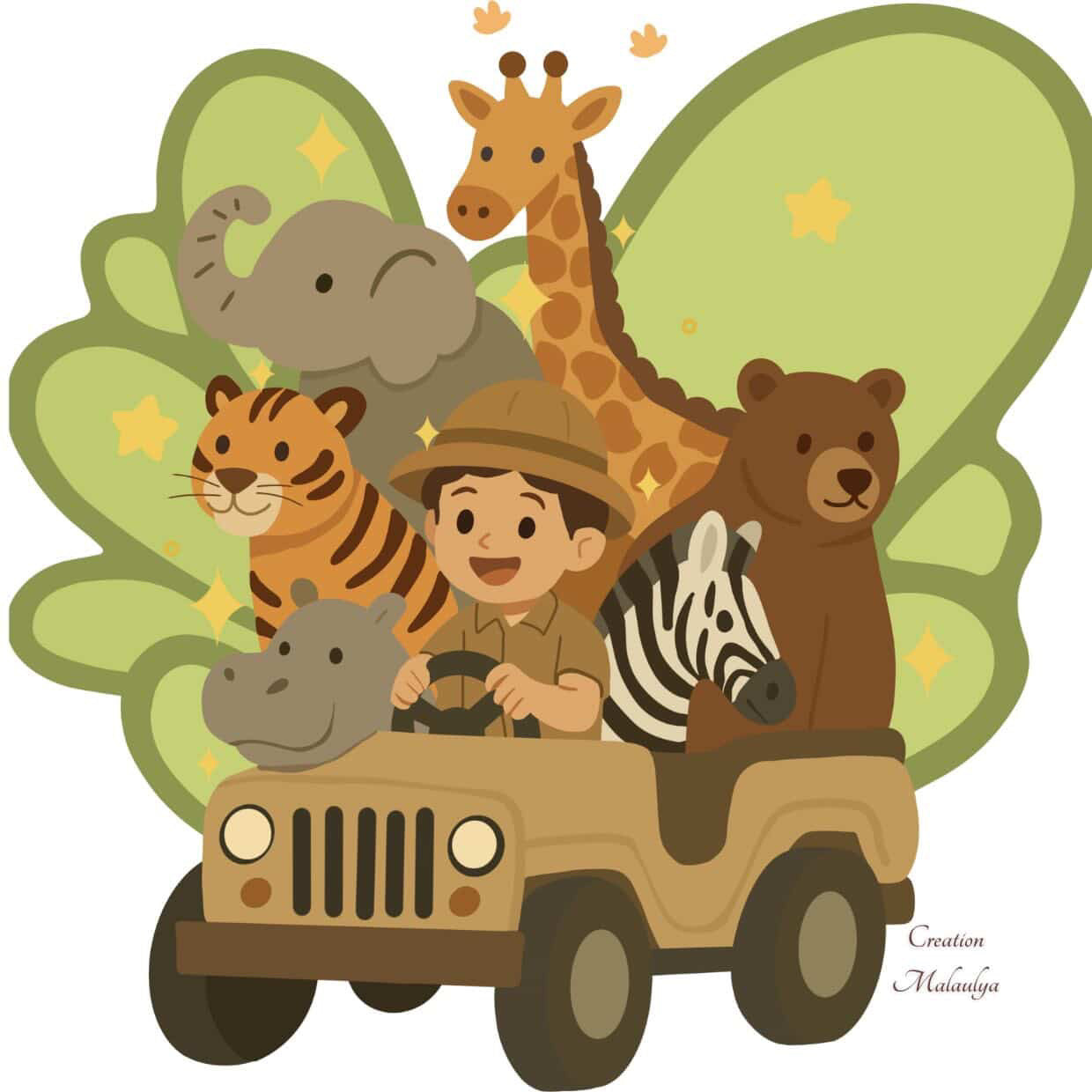 Film protecteur Tonies - Stickers personnalisable - savane