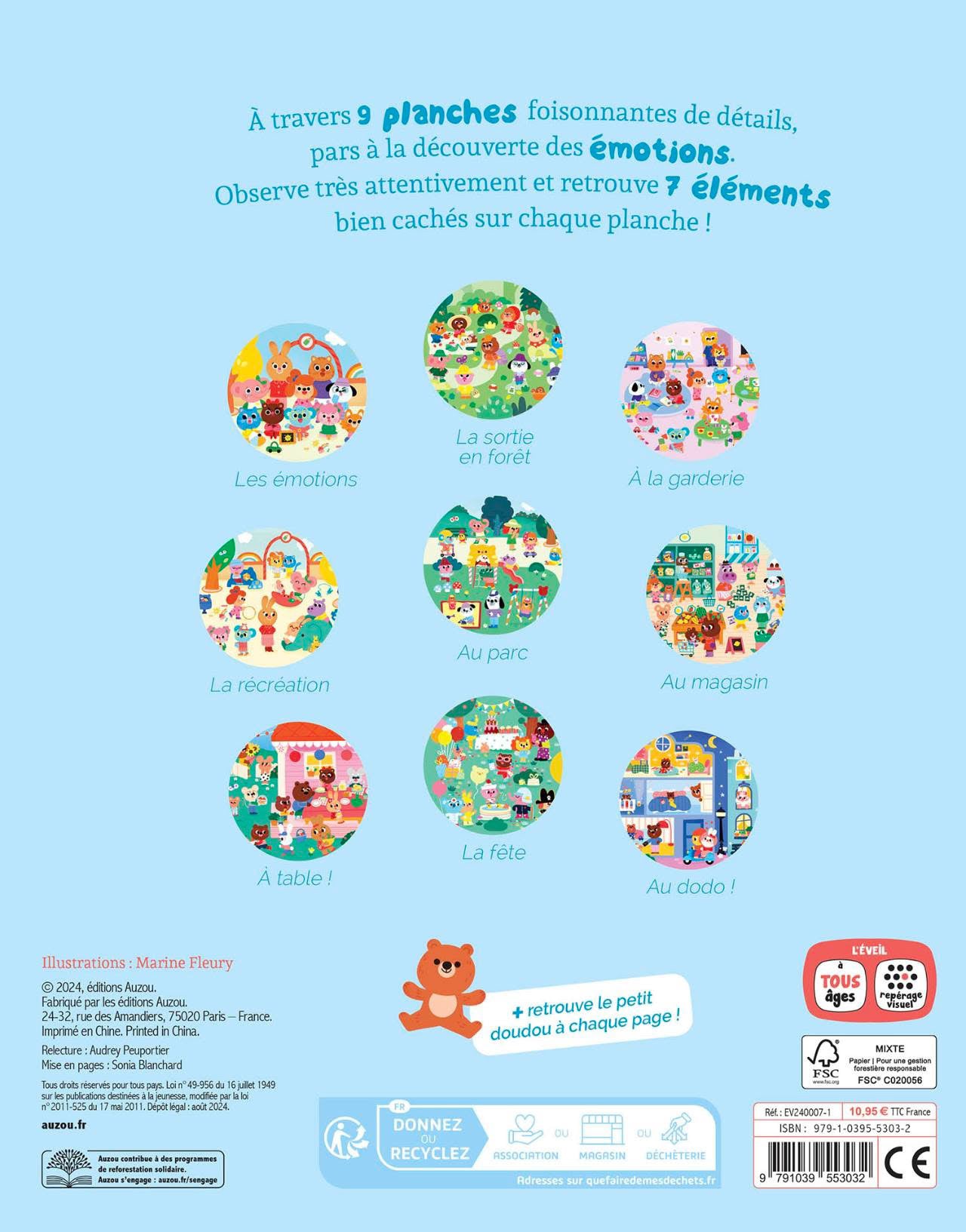 Cherche et trouve des tout petits - les émotions