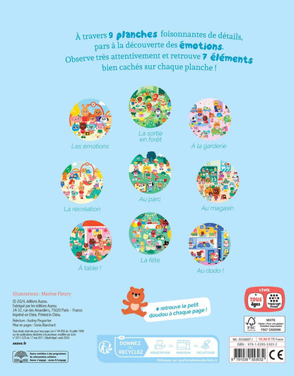 Cherche et trouve des tout petits - les émotions