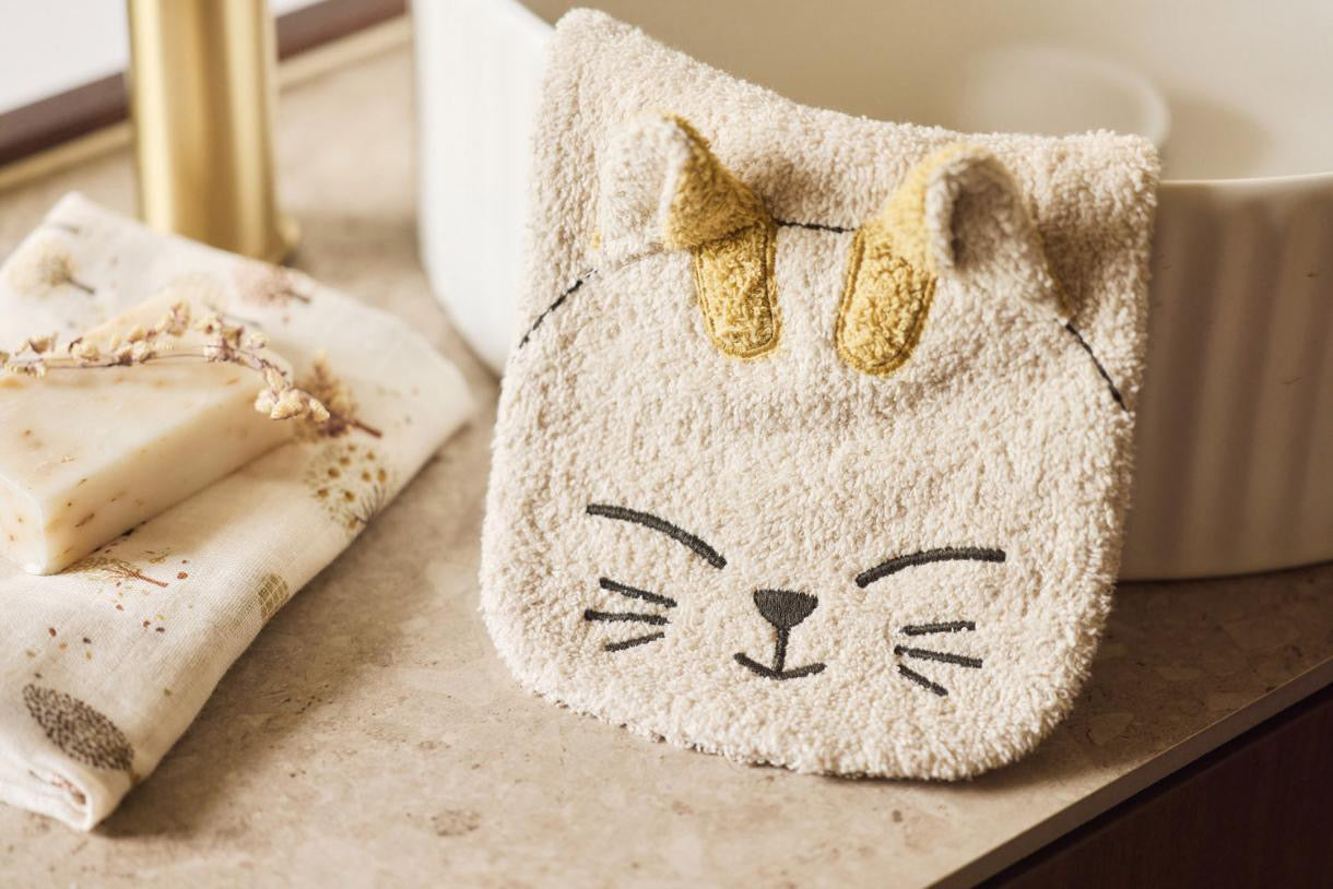 Gant de toilette éponge - Pets - 2 modèles