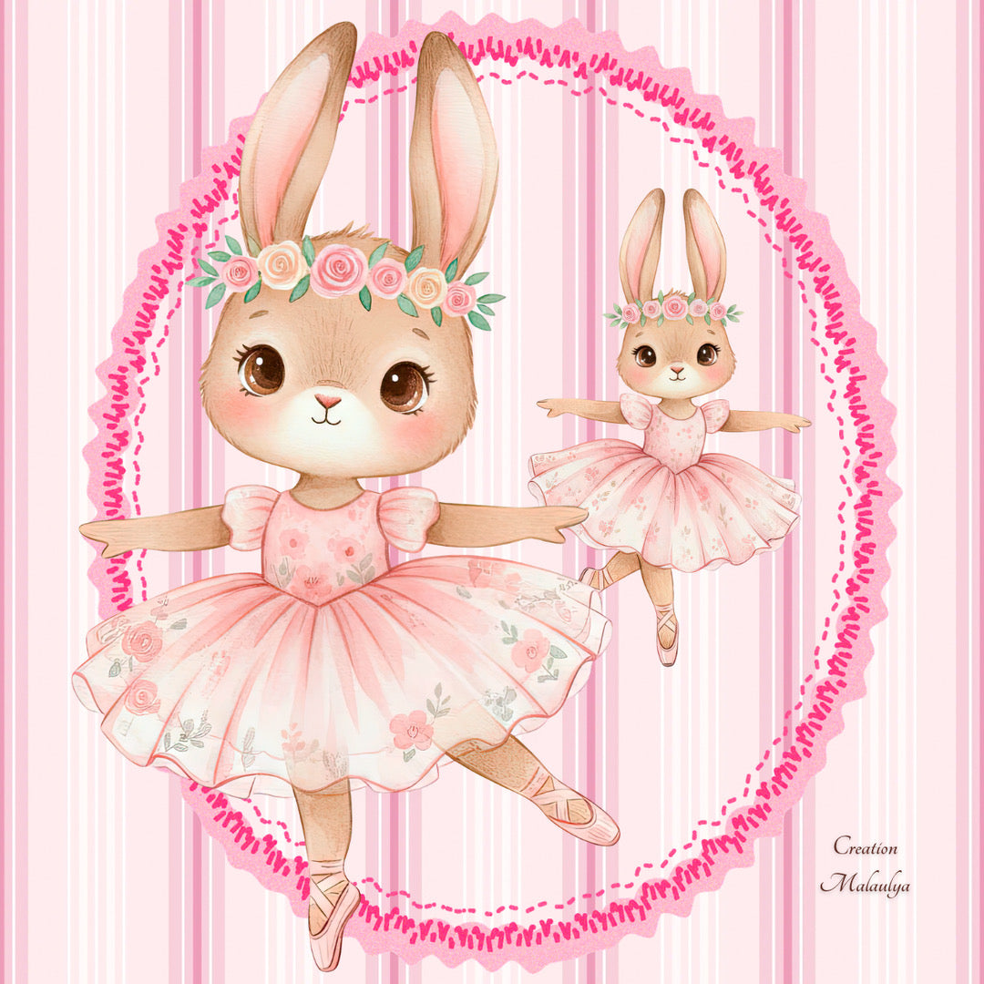 Film protecteur Tonies - Stickers personnalisable - lapin girly