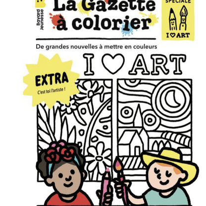 La gazette à colorier : art