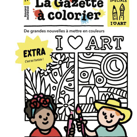 La gazette à colorier : art