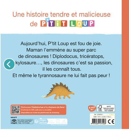 P'TIT LOUP ADORE LES DINOSAURES