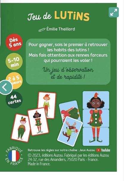 Jeu de carte - jeu de lutins