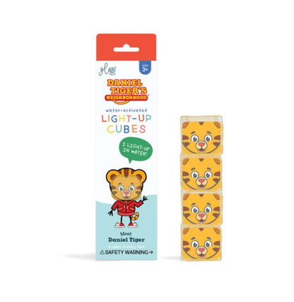 Cube lumineux pour le bain - tigre