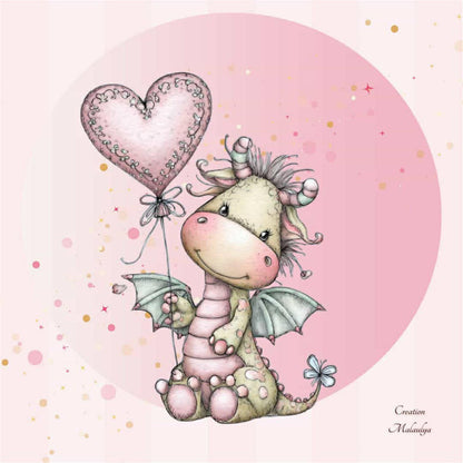 Film protecteur Tonies - Stickers personnalisable - dragon tout mimi