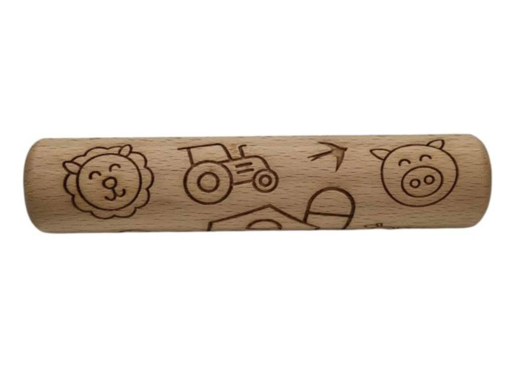 Rouleau sensoriel en bois - 3 modèles