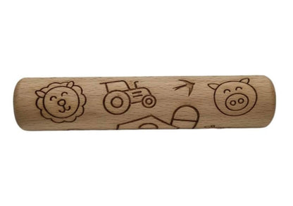 Rouleau sensoriel en bois - 3 modèles