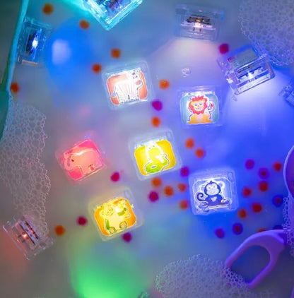 Cube lumineux pour le bain - zoo