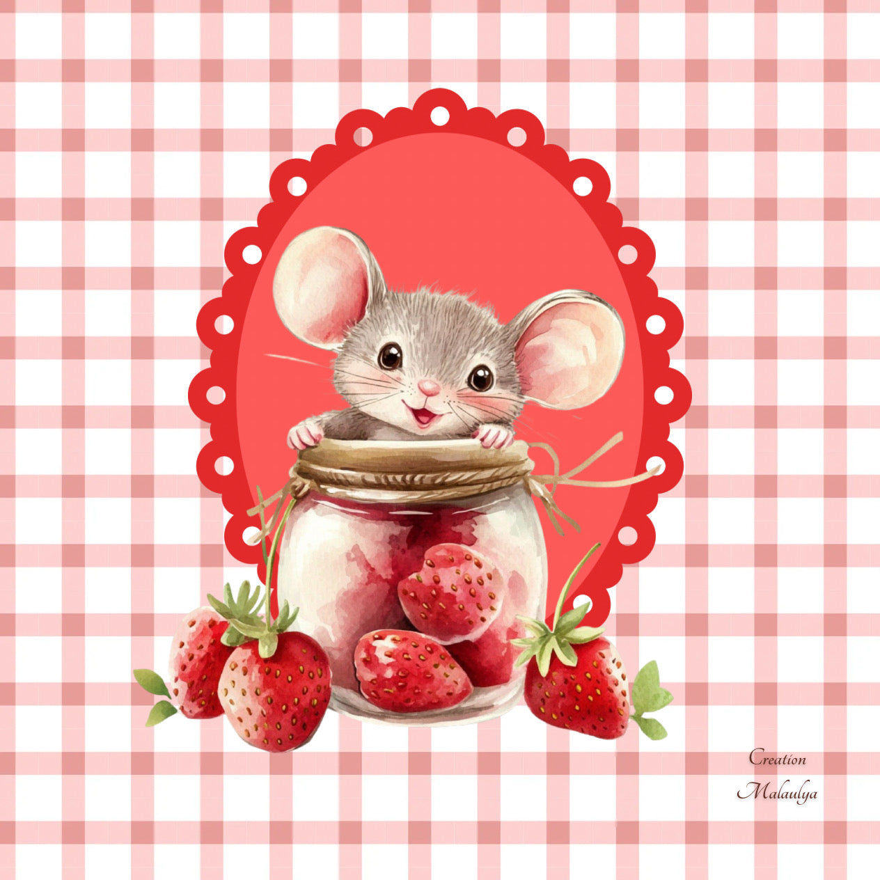 Film protecteur Tonies - Stickers personnalisable - strawberry mousse