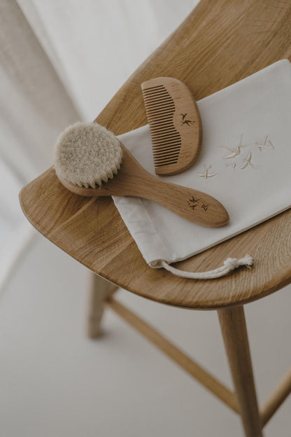 Brosse & peigne - hirondelles