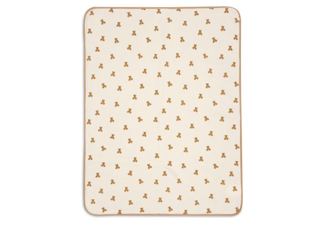 Couverture - Little waffle - mini teddy bear