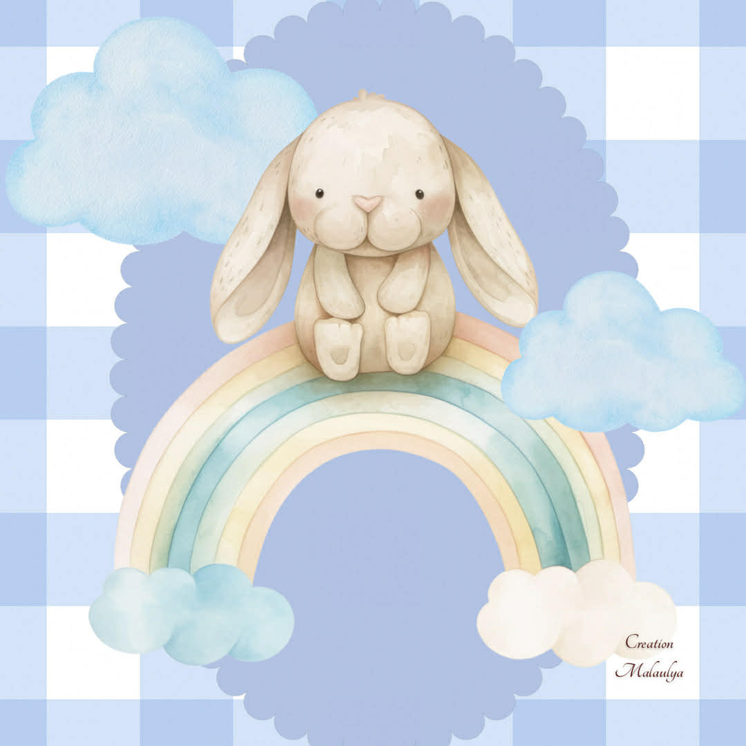 Film protecteur Tonies - Stickers personnalisable - lapin tout doux