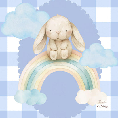Film protecteur Tonies - Stickers personnalisable - lapin tout doux