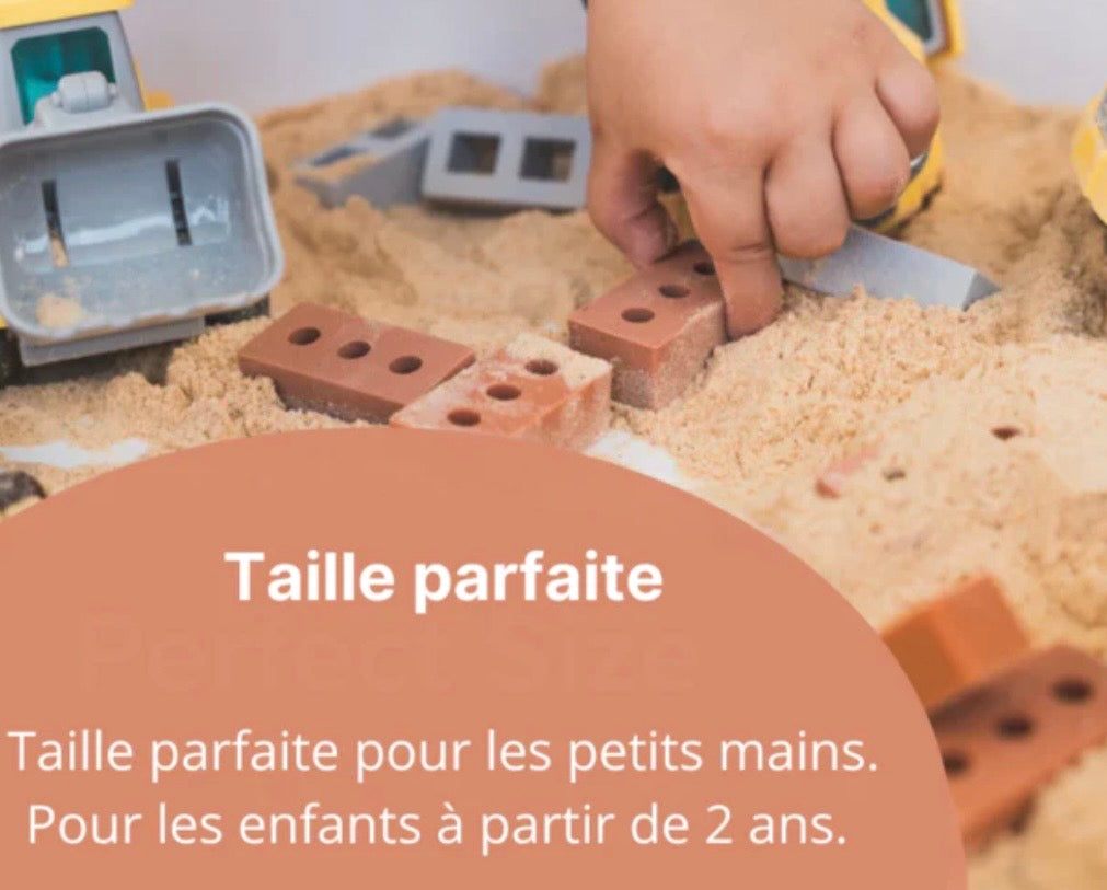 Briques pour jeu sensoriel
