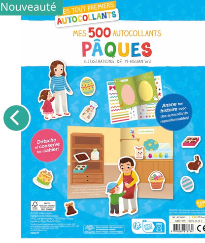 MES TOUT PREMIERS AUTOCOLLANTS - MES 500 AUTOCOLLANTS PÂQUES