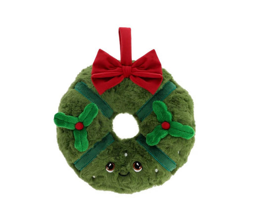 Peluche couronne de Noël - KEELECO - PRÉCOMMANDE