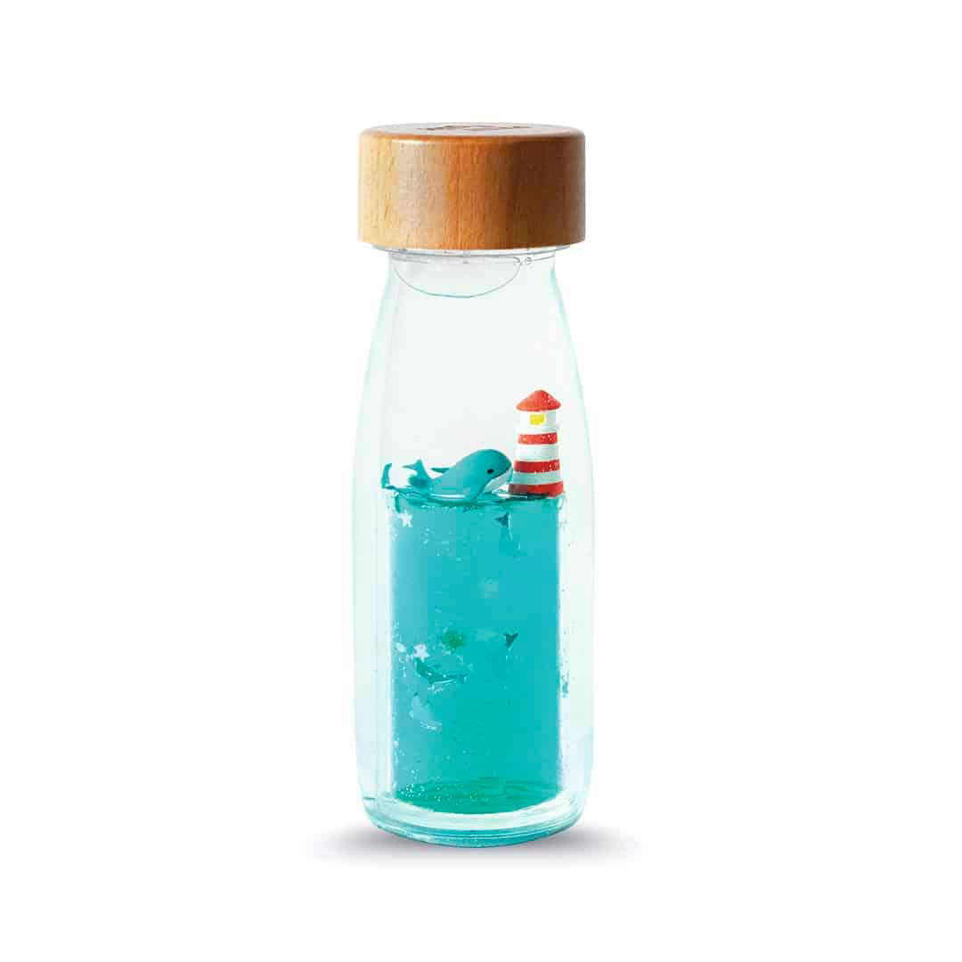 Bouteille sensorielle marin