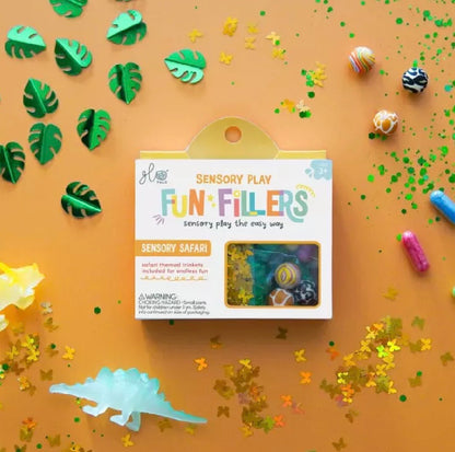 Fun Fillers pour bouteille et jeu sensoriel - safari