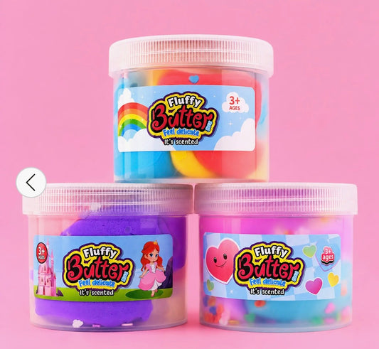 Pâte Sensorielle Moelleuse à Étirer – Slime Butter Parfumé