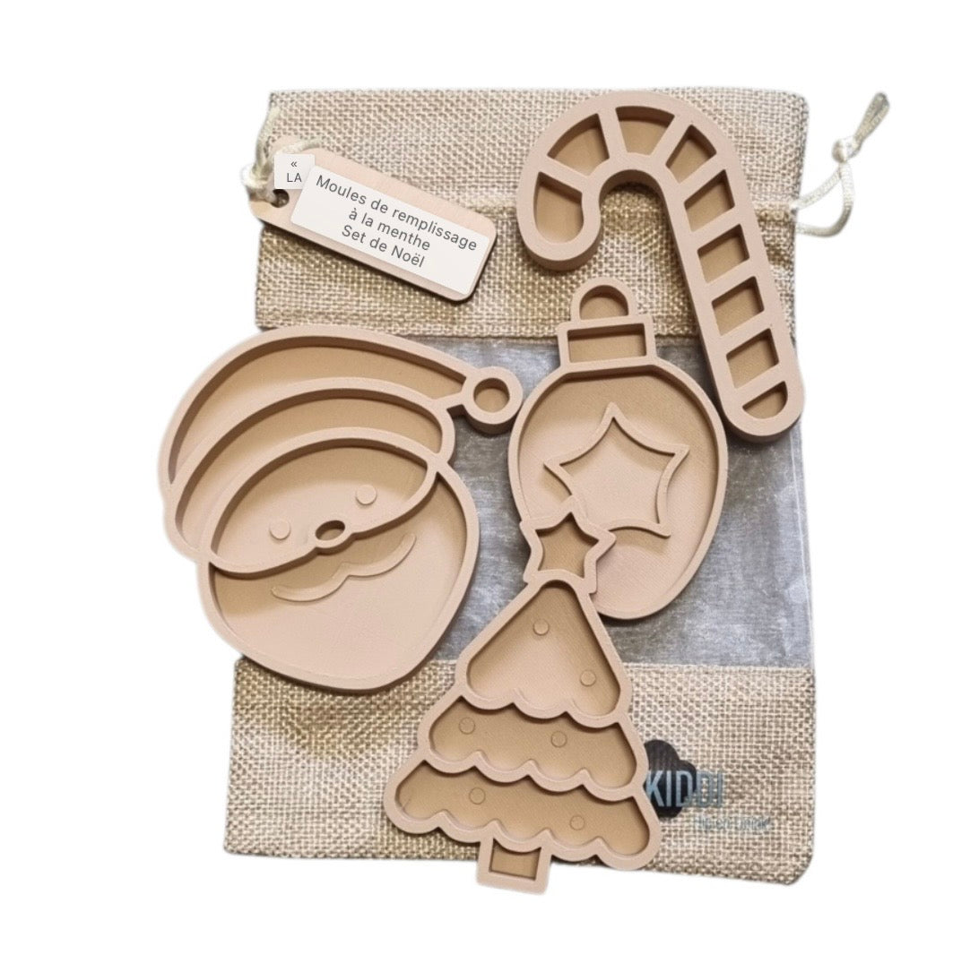 Mini set de moules en plastique - 5 modèles