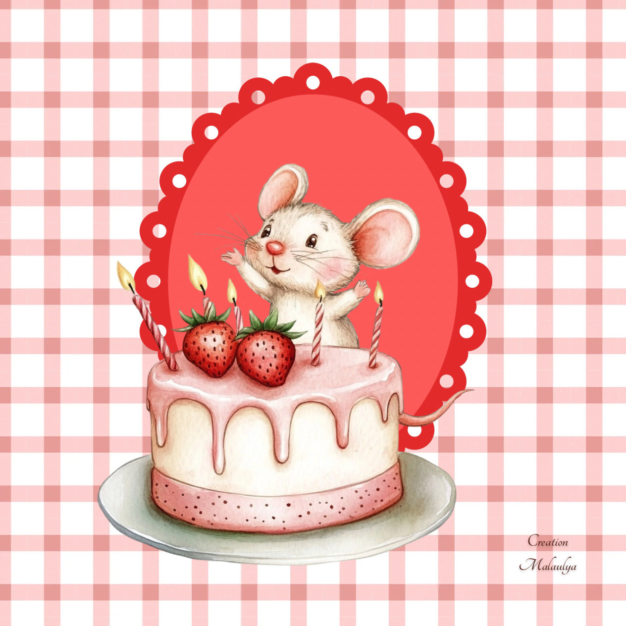 Film protecteur Tonies - Stickers personnalisable - strawberry mousse