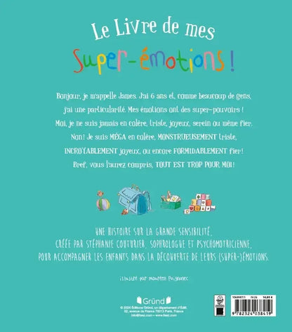 Le Livre de mes super émotions - Une histoire sur la grande sensibilité.