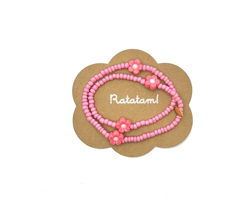 Collier élastique fleurs : 6 modèles