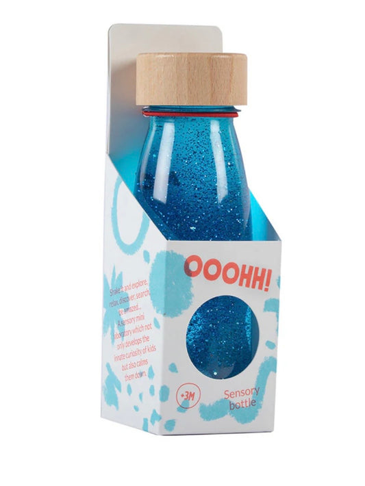 Bouteille sensorielle bleu