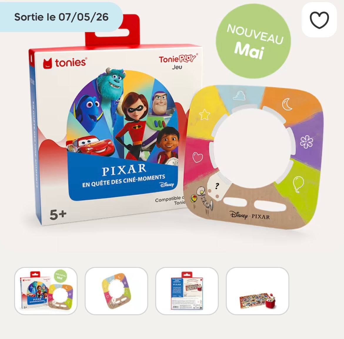 Pixar : En Quête Des Ciné-Moments - Tonieplay - précommande