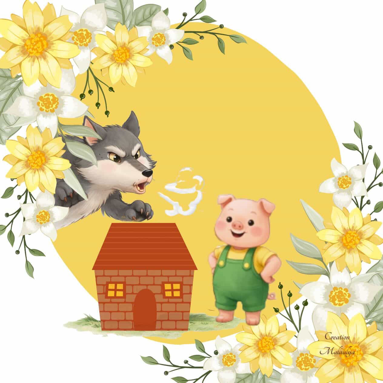 Film protecteur Tonies - Stickers personnalisable - trois cochons